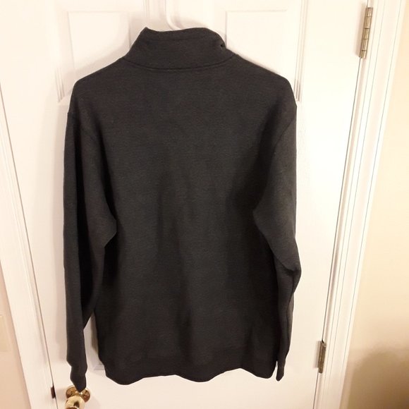 Mountain Ridge Mens 1/4 Zip Pullover sweatshirt AL charcoal color, never worn - Picture 8 of 8
